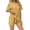 ZA Yellow, variant on Bovxnpu Pajamas for Women Set Loungewear Set, Plus Size Pajama Sets For Women 2 Piece Short Sleeve Pajamas Sets With Long Pants Sleepwear Casual Loose Lounge Sets