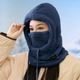 thumbnail image 5 of Kilaqueen Ski Balaclava Face Mask for Women Windproof Winter Warm Neck Cover Helmet Hood Fleece Beanie Hat with Drawstring, 5 of 6