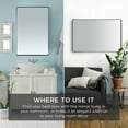 thumbnail image 4 of Best Choice Products 24x36in Recessed Bathroom Vanity 2-Way Wall Mirror w/ Rounded Corners, Anti-Blast Film, 4 of 7