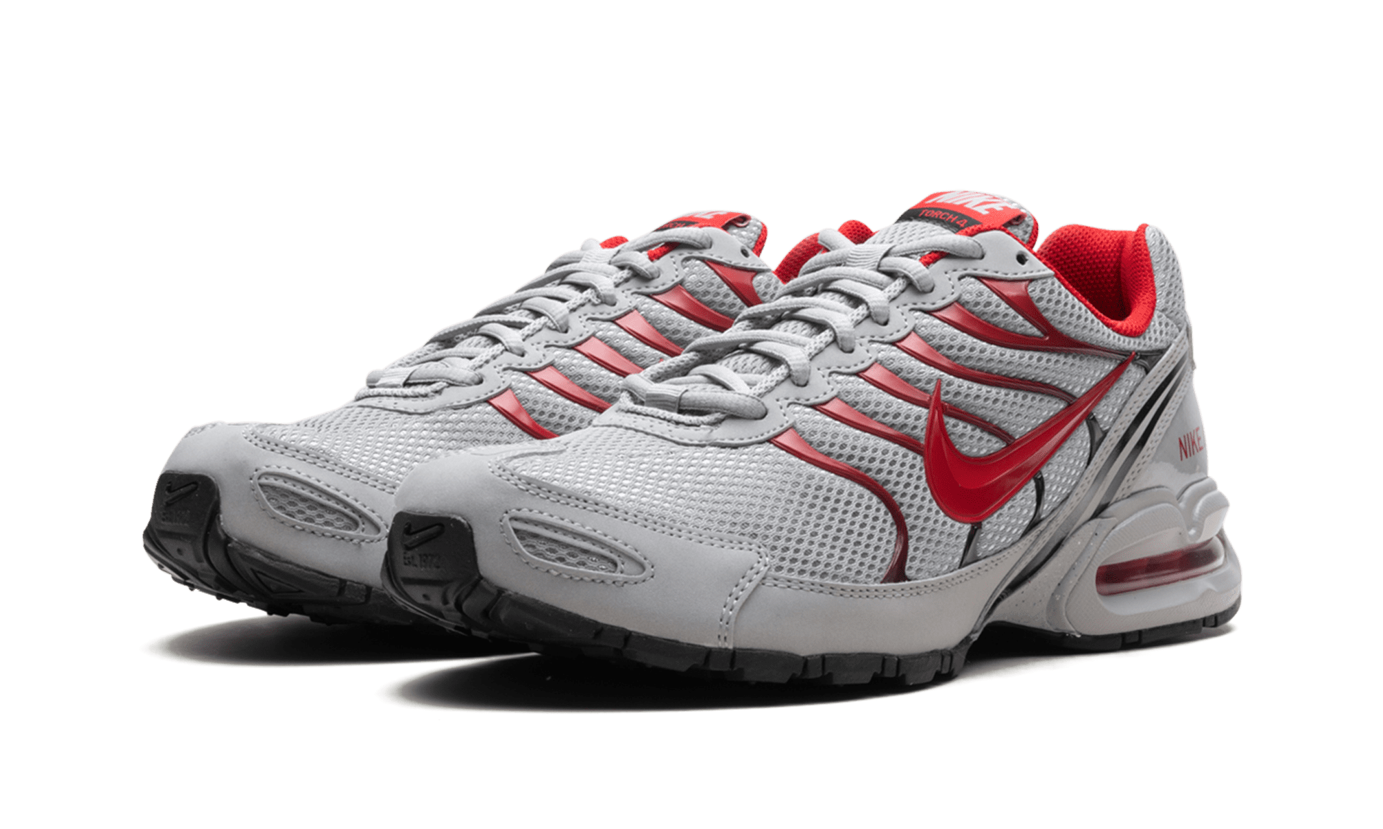 NIKE MENS Air Max Torch 4 "Atmosphere Grey University Red" CI2202 001 from Stadium Goods