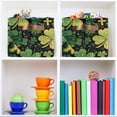 thumbnail image 7 of St. Patrick's Day Shamrock Storage Basket with Handles Collapsible Storage Bins Canvas Fabric Storage Organizer for Shelves Closet Bedroom Living Room 2Pack Decor Gifts, 7 of 7