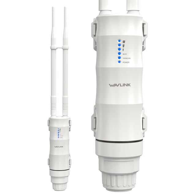Extensor WiFi para exteriores WAVLINK AC600 de doble banda con PoE IP67