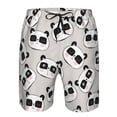 thumbnail image 4 of Kdxio Cute Panda Pattern Mens Casual Shorts - Drawstring Summer Beach Sports Shorts for Men, 4 of 9