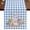 Blue, variant on Table Runners 48 Inches Long Dress Scarves, Easter Farmhouse Kitchen Table Runner, Short Coffee Tablerunners, Spring Watercolor Easter Eggs Bunny Pink Green Plaid 13x48 Inch