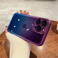 thumbnail image 2 of Gradient Rainbow Clear Phone Case For iPhone 15 14 13 12 11 Pro Max XS Max X XR Silicone Shockproof Cover With Camera Protector T4 For iPhone 15, 2 of 6