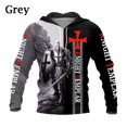 thumbnail image 4 of Sudadera con capucha de los Caballeros Templarios para hombre, con estampado 3D de armadura de soldado medieval, ropa de calle vintage, moda deportiva, ropa para mujer, 4 of 5