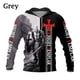 thumbnail image 4 of Sudadera con capucha de los Caballeros Templarios para hombre, con estampado 3D de armadura de soldado medieval, ropa de calle vintage, moda deportiva, ropa para mujer, 4 of 5