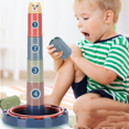thumbnail image 3 of 10.3" Colorful Plastic Sport Ring Toss Game Set for Kids, 3 of 5