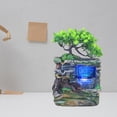 thumbnail image 4 of Fuente de agua Sunnimix Interior Resina 18 x 14 x 28 cm Cascada de fuente interior, 4 of 8
