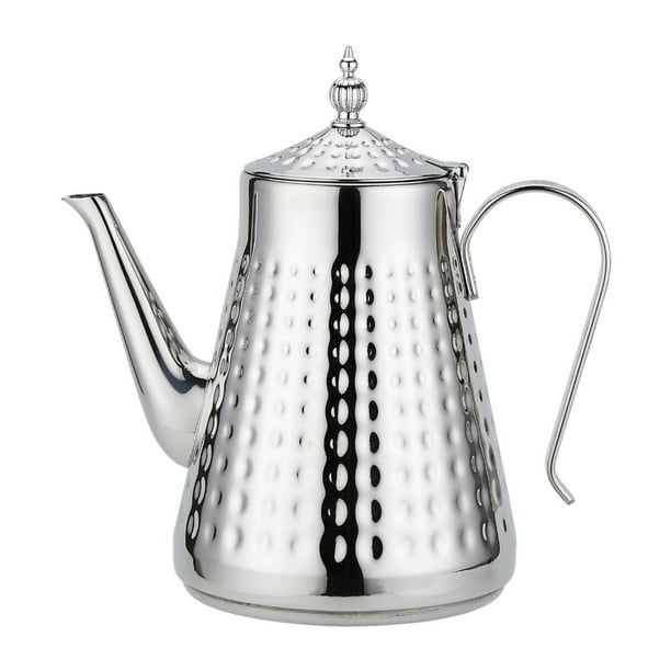 Dispensador de agua caliente de té de acero inoxidable para un diseño de té de diseño de inducción que vierte cafetera para la oficina de la fiesta en 2.0L