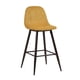 thumbnail image 4 of Conjunto de 2 Sillas de Bar de Cocina Interior HOMEMAKE FURNITURE Sin Brazos amarillo Clásico Minimalista, 4 of 8