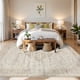 thumbnail image 2 of Alfombra Area Rugxara, lavable, 160 x 200 cm, vintage, color crema neutro, 2 of 9