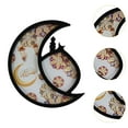 thumbnail image 6 of deevoka Ramadan Tray Moon Serving Tray Creative Portable Storage Plate Eid Tray Decoration for Snack Living Room Tabletop Fruit Gifts Black, 6 of 9