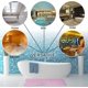 thumbnail image 5 of Bathtub and Shower Mats, Extra Long Non-Slip Bath Mat 39 x 16 Inch, Suction Cups & Drain Holes for Bathroom, Pink, 5 of 5