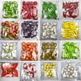 thumbnail image 5 of 10 piezas de mini frutas y verduras artificiales: manzana, pera, melocotón, plátano, naranja, limón, pimienta, chile, patata, tomate, decoración para el hogar y la cocina, 5 of 5