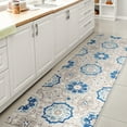 thumbnail image 6 of JONATHAN Y AMALFI COAST 2 x 10 Runner Rug, Mediterranean Medallion - Blue/Gray, AMC101A-210, 6 of 10