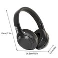 thumbnail image 3 of Bluetooth Headset, Bluetooth Headphones with AI Noise Cancelling Microphone, 60Hrs Working Time Bluetooth 5.3 Multipoint Connect Wireless Headset with Mic for Work/Phone/Call Center/Computer/PC-Black, 3 of 7