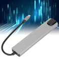 thumbnail image 1 of Hub 8 en 1, Charge Rapide USB Ethernet 4K HD 2 USB Haute Résolution pour Bureau, 1 of 7
