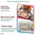 thumbnail image 4 of Recipientes de almacenamiento de alimentos Fusion Gourmet Glass, paquete de 5, 2,1 L, 4 of 9
