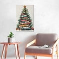 thumbnail image 6 of 16x24 inch Oil Painting&nbsp;Wall Art Book Christmas Tree,Apartment Living Room,Campus Corridors,Library Wall Art Decor Prints,Charm Festival Decoration,Enchanting Christmas Tree Art Canvas Poster, 6 of 6