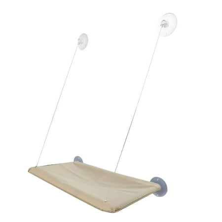 Cat Bed Window  Cat Window Hammock Window Perch  Cat Shelves Space Saving Window Khaki