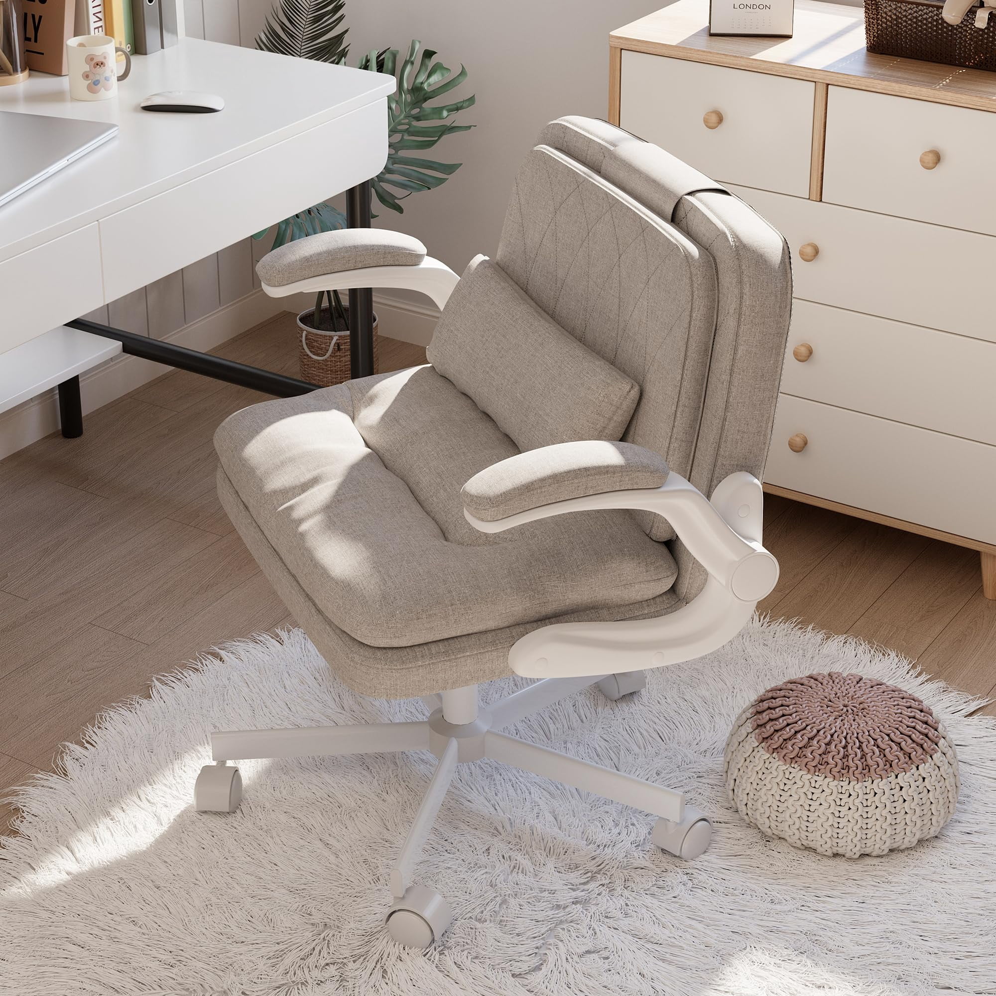 criss cross office chair with product