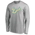 thumbnail image 2 of Men's Ash South Florida Bulls Primary Logo Long Sleeve T-Shirt, 2 of 3