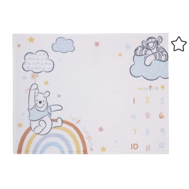 Manta para bebé Disney Winnie The Pooh Milestone supersuave