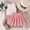 17#Pink, variant on gljltg (1-4 Years) Girls' Fashion Solid Color Sleeveless Lace Neck Top with Denim Skirt Set, Belted Skirt Outfit