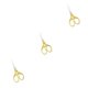 thumbnail image 2 of Riwesomey Tijeras retro Suministros de costura Herramienta de costura DIY Cortador de bordado Oro Oro 3piezas Riwesomey CBP234731, 2 of 6