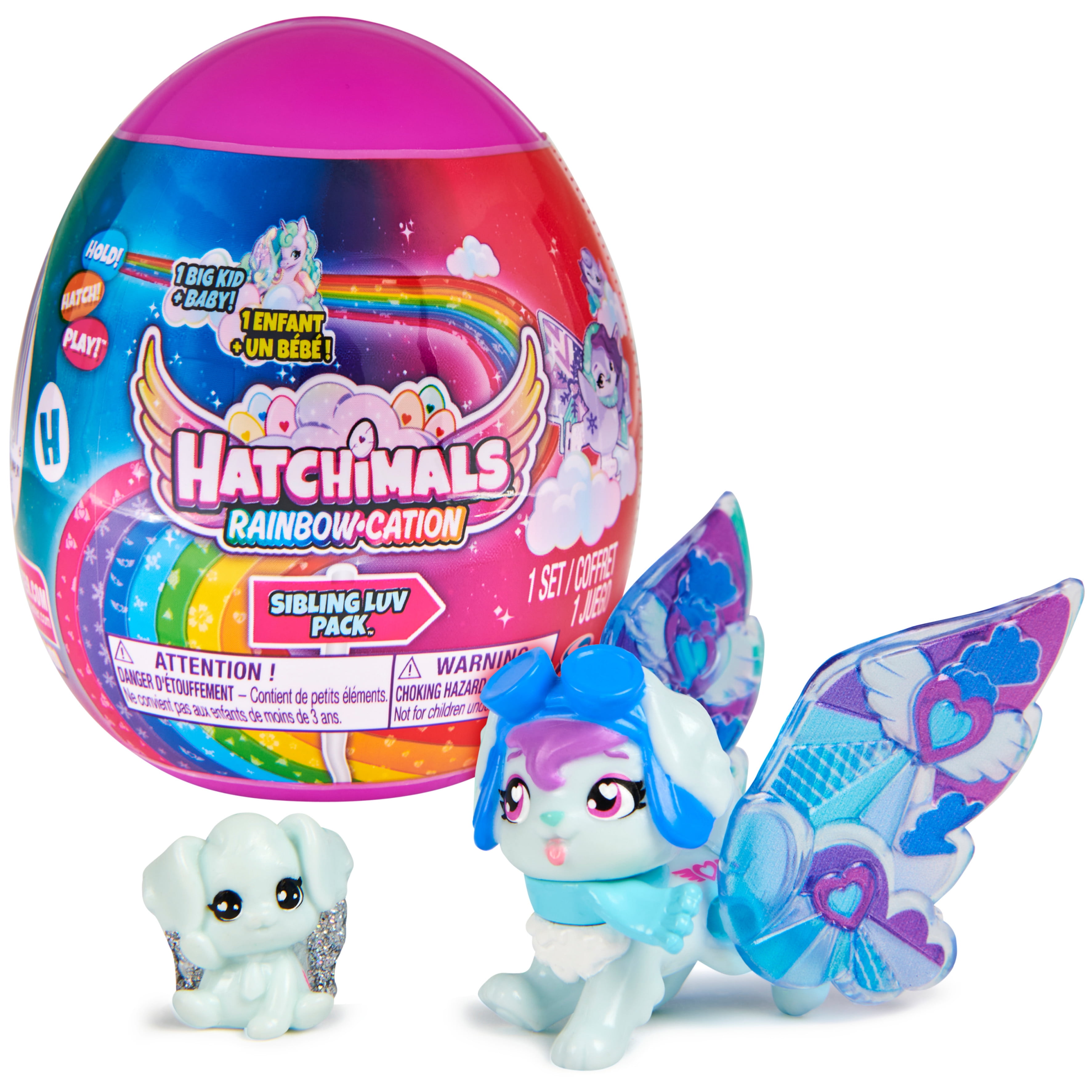 Hatchimals CollEGGtibles Sibling Luv Pack with Blanket (Styles Vary)