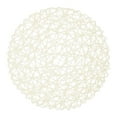 thumbnail image 3 of Off White Woven Paper Round Placemat (Set of 6), 3 of 3