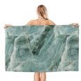 thumbnail image 2 of Horizontal Microfiber Absorbent Bath Towel 52×32in Household Blanket For Quick Drying Beach School Outdoor Travel Travel Lightseagreen Marble_4, 2 of 8