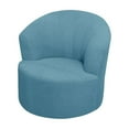 thumbnail image 2 of Stretch Armchair Slipcovers Round Club Chair Couch Cover Armchair Cover For Recliner Sofa Modern Swivel Chair Slipcover Barrel Armchairs Cover/ Elastic Corn Kernel Swivel Chair Cover Dusty Blue, 2 of 7