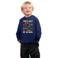 thumbnail image 2 of Wild Bobby 100th Day of School Cute Counting Pencils, 100 Days of School 2024 2025 Design for Kids Youth Boys Girls School Toddler Long Sleeve Shirt, 2 of 6
