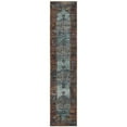 thumbnail image 4 of Oriental Weavers Andorra Area Rug - 7139A - 7'10" x 10'10" - in Blue/ Multi - Vintage Inspired, Stain Resistant, Family and Pet Friendly , Dining, Living Room Rug, 4 of 5
