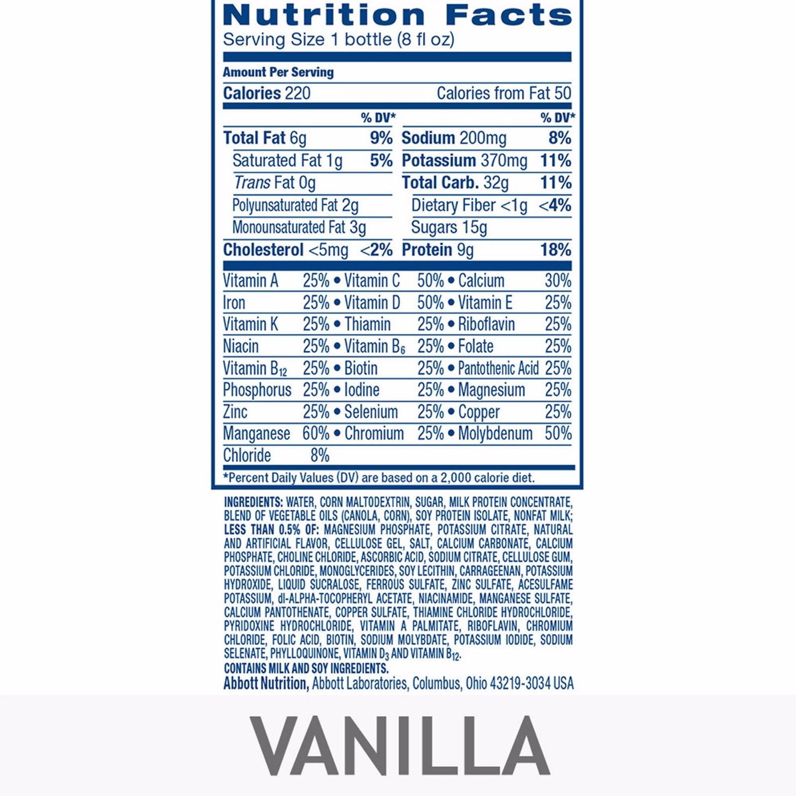 Buy Ensure Original Nutrition Shake 8 Fl Oz 30 Pack Vanilla Online At Lowest Price In Ubuy 4116