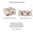 thumbnail image 3 of Kidz Mix Geo Reversible Bed in a Bag, Full, 3 of 5