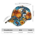 thumbnail image 2 of Honeii Spring Butterfly Flowers Print Hat, Women's Baseball Hat Unisex Fit, Baseball Cap,Adjustable One Size, 2 of 6