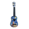 thumbnail image 1 of Ukelele de juguete para niños, guitarra de 4 cuerdas, regalo para principiantes. Azul, 1 of 9