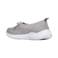 thumbnail image 4 of Tenis Mujer Slip-On Textil Gris Con Moño Casuales Cómodos gris 23, 4 of 5