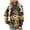 #043 Multicolor, variant on Felirenzacia Women's Carnival Crewneck Long Sleeve Fleece Pullover Hoodie Top, Purple Mardi Gras Mask Pattern Sweatshirt for Women, S-3XL