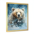 thumbnail image 4 of Designart "Abstract Dynamic Bear I" Animals Bear Picture Framed Wall Decor, 4 of 5