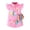 Summer Children Outfit Set-C657-Pink, variant on Little Kids Girl Summer Outfit Sleeveless Tied Flower Print Cami Tank Tops Elastic Pants Toddler 2Pcs Clothes Set Girls Summer Set 1-3 Years,12-18 Months