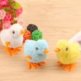 thumbnail image 4 of 5pcs Wind Up Plush Chick Hopping Fun Small Clockwork Chick Animal Toy for Kids New, 4 of 7