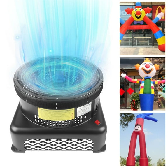 950W Air Blower Fan for Inflatable Wind Dancer Tube Man Fly Guy Sky Puppet Black for Air Wavers