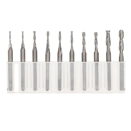 

End Mill Set Bits HSS Flat Nose CNC Straight Shank Milling Cutter for Wood 1.03.175mm
