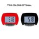 thumbnail image 3 of Yuarrent Contador de pasos para caminar con podómetro de clip seguro Impermeable Múltiples movimientos Contador de calorías Pantalla LCD Gimnasios en casa Rojo, 3 of 6