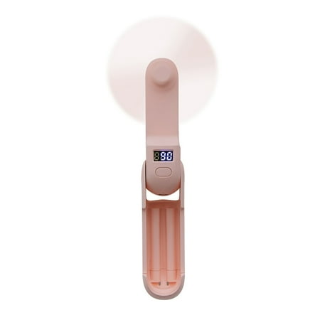 

Folding Thin and Light Mini Fan Handheld For Office Cute Pink