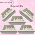 thumbnail image 4 of Cupcake Box With Insert White  – 12 Slot - Pack Of 25, 4 of 10